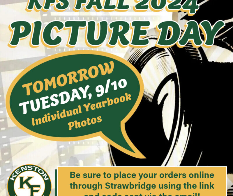 All Students – Fall Individual Yearbook and Sports Picture Day