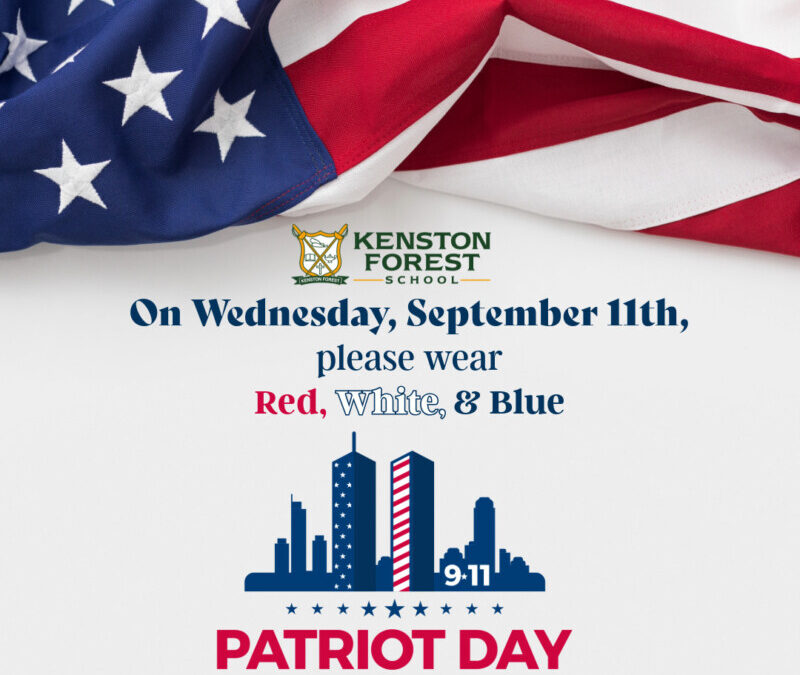 All Students – Patriot Day – Wear Red, White, & Blue